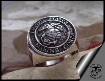 Marine Corps Ring, 925 Silber (Bild: xtreme-schmuck.de)