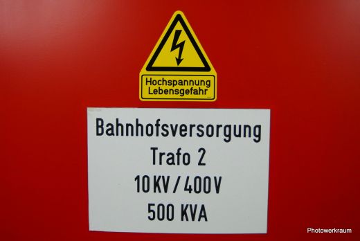 Umspannstation für den  U-Bahnbetrieb